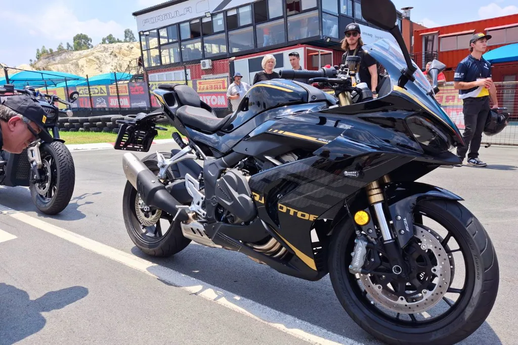 QJ Motor South Africa Launch - SRK 800RR is a 800cc four cylinder superbike priced at R139,995 .00