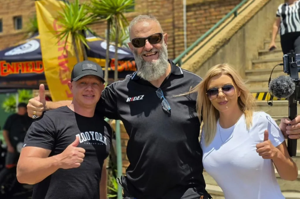Red Star_Amid Motorcycle Expo 2026 - Meet your RidezSA team, Shaun Wilders, Sean Hendley and Janine Wilders