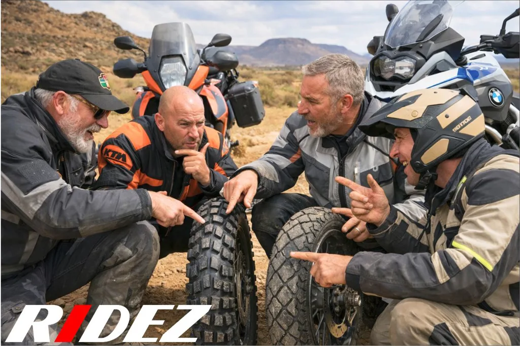 The Rubber Duel:  Top 5 Adventure Tyres for Heavyweights in 2026