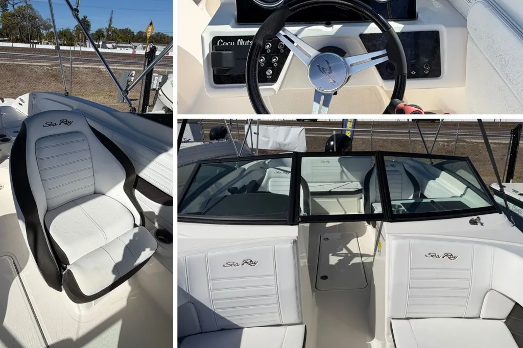 The Sea Ray Signature 190BR.