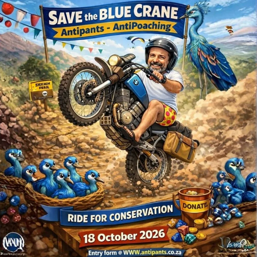 Antipants - AntiPoaching - SAVE the BLUE CRANE
