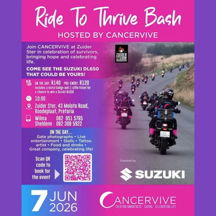 Ride to Thrive Bash - 7 June 2026