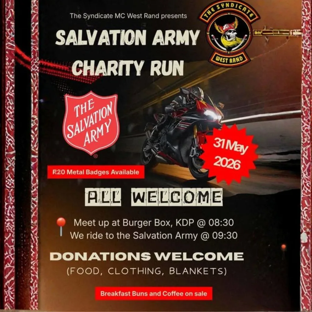 Salvation Army Charity Run - The Syndicate West Rand 