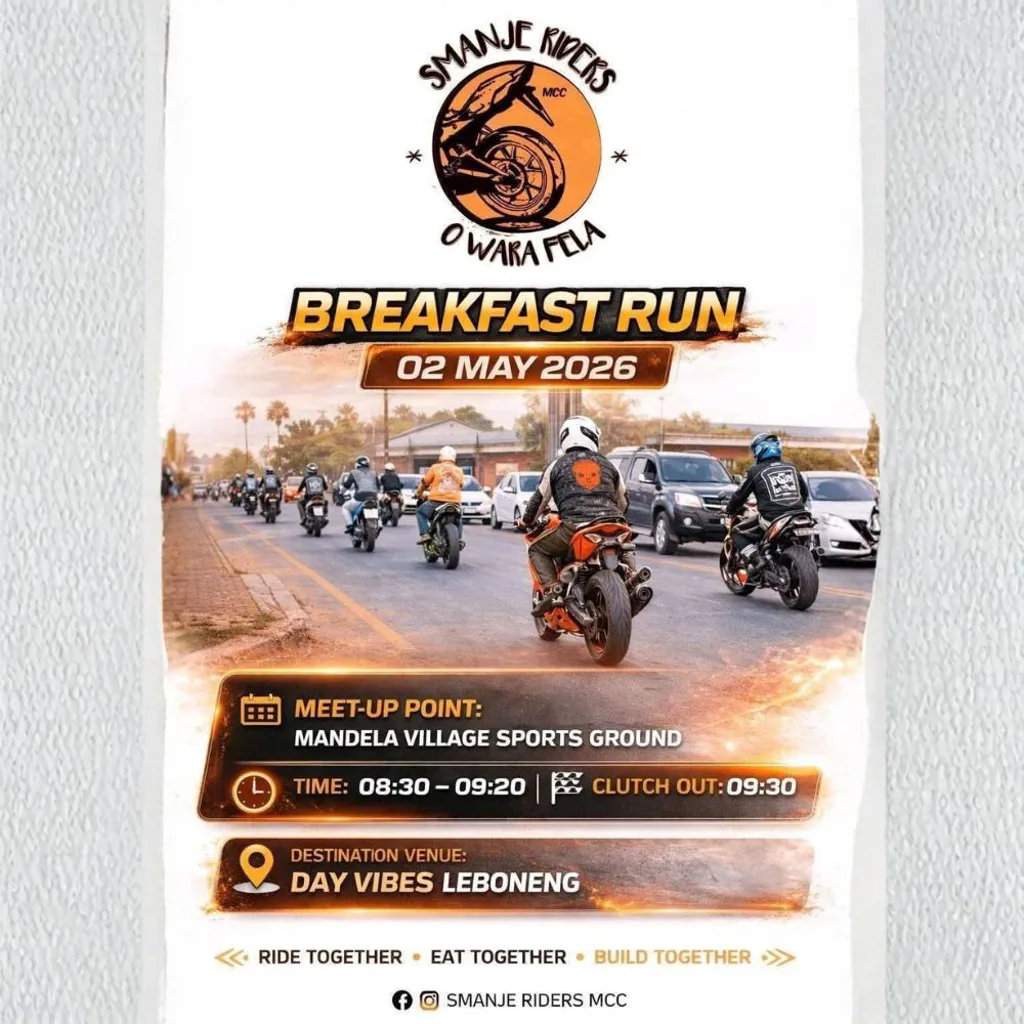 Smanje Riders Breakfast Run -  2 May 2026