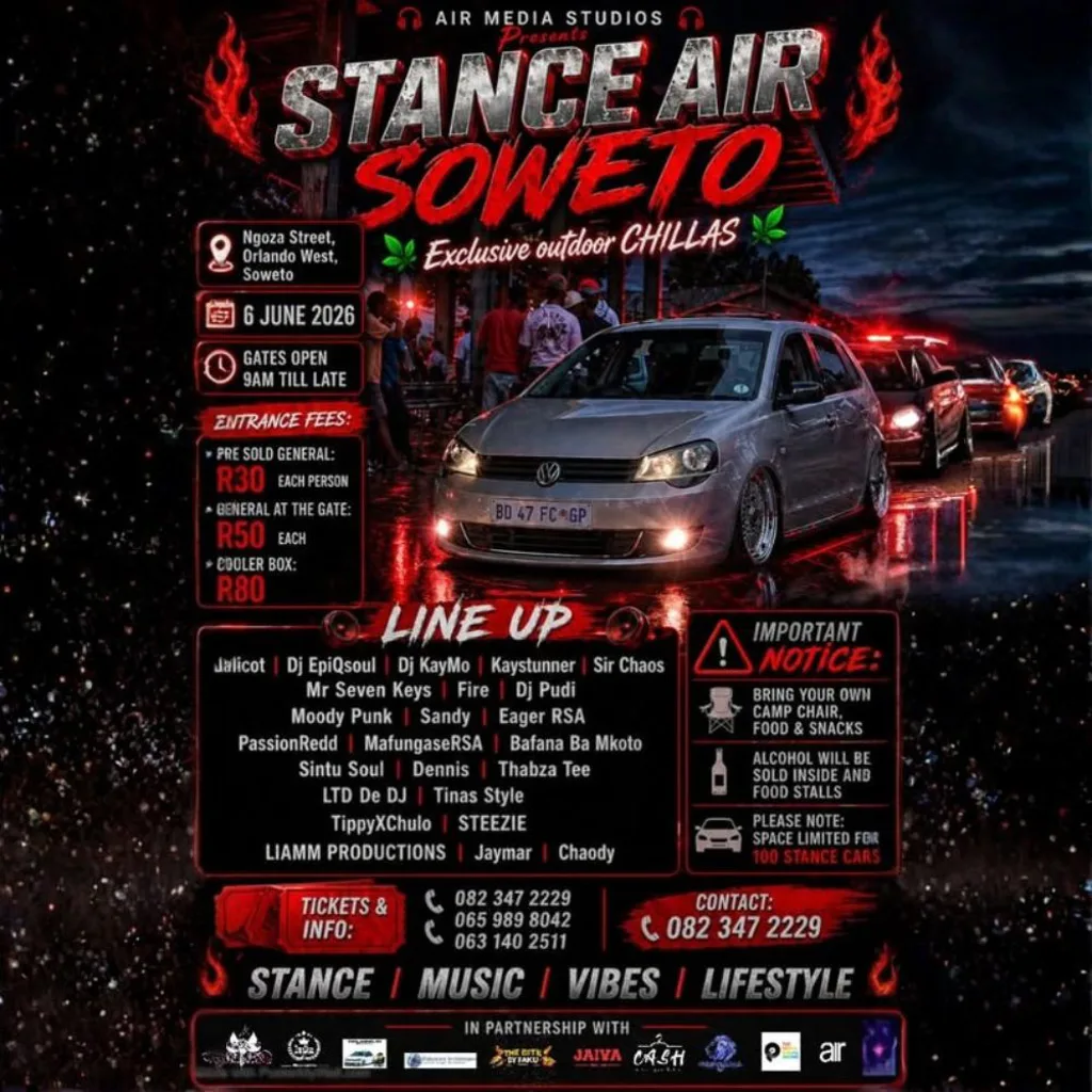 Stance Air Soweto 2026 - 6 June 2026