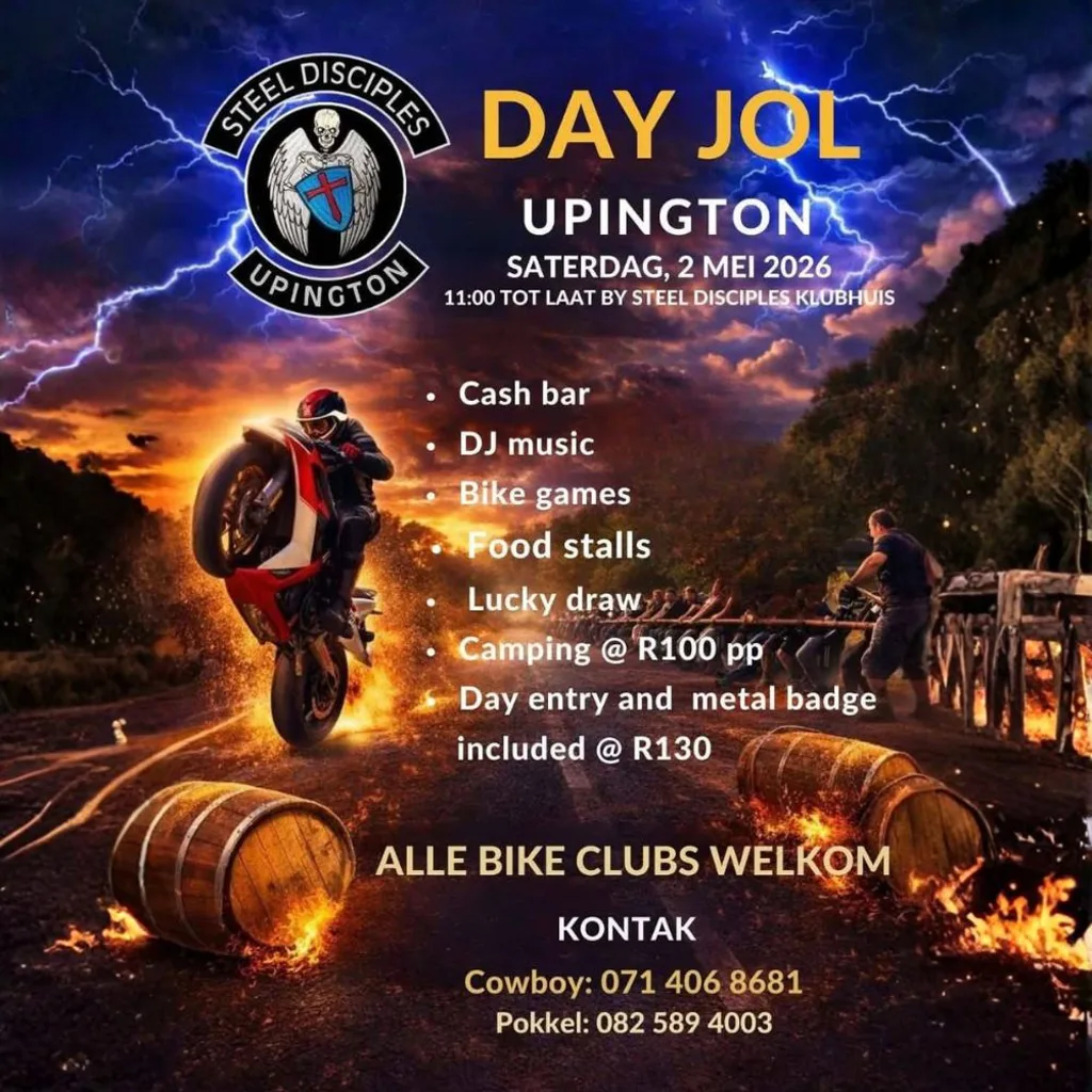 Steel Disciples Day Jol Upington -  2 May 2026