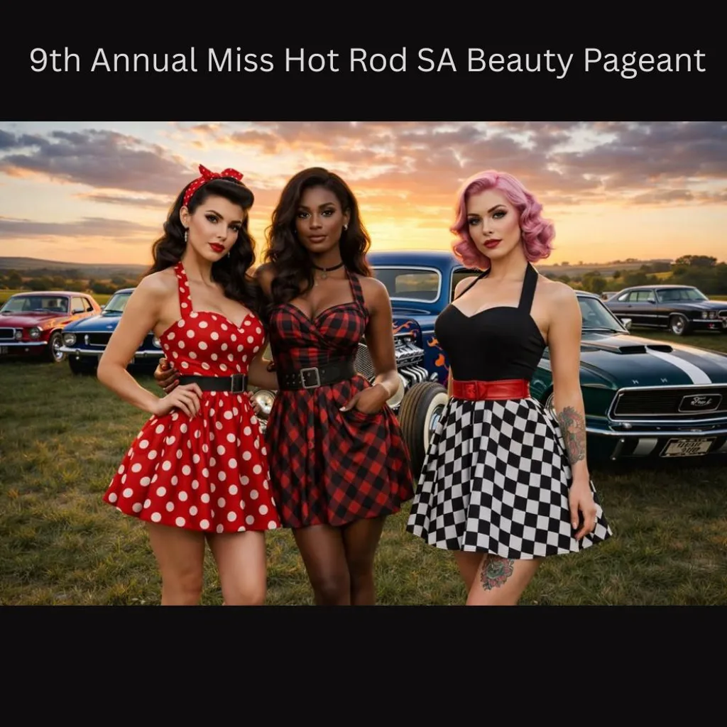  9th Annual Miss Hot Rod SA Beauty Pageant - 7 June 2026 