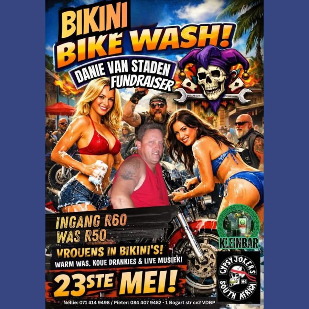 Bikini Bike Wash - Danie van Staden Fundraiser - 23 May 2026
