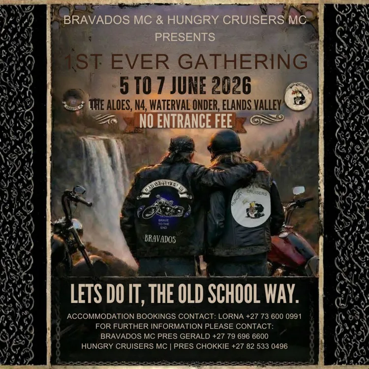 Bravados MC & Hungry Cruisers MC - 1st Ever Gathering - 5-7 June 2026