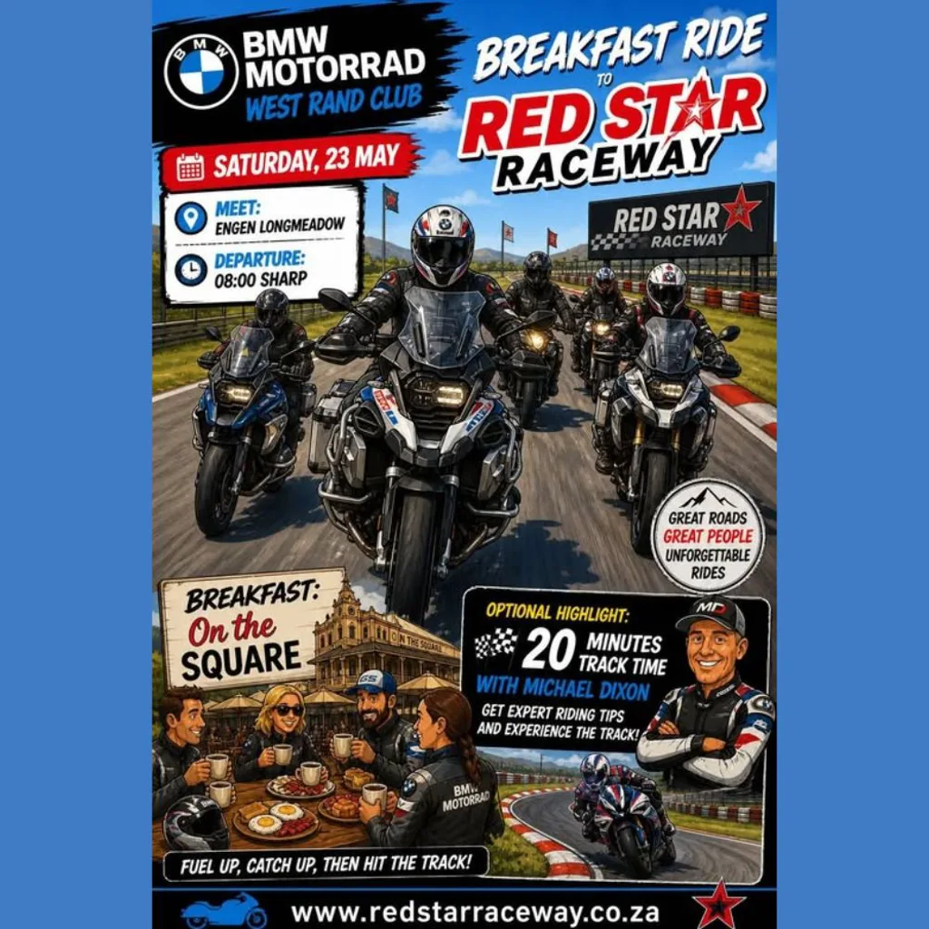 Breakfast Ride to Red Star Raceway - 23 May 2026