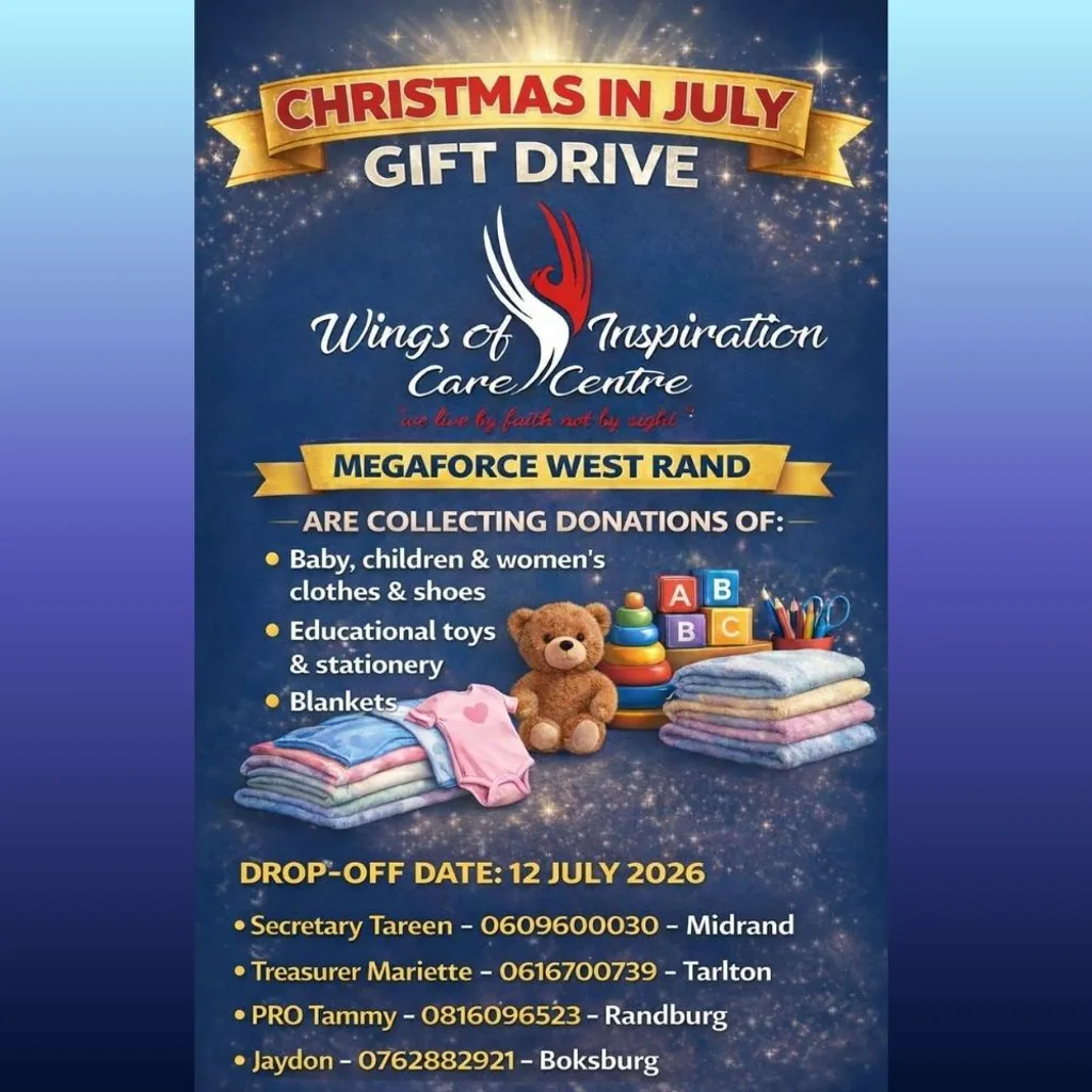 Christmas in July - Megaforce West  Rand - 12 July 2026