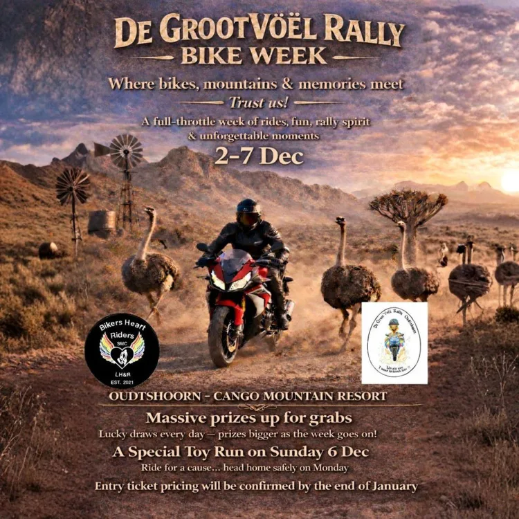 DE GROOTVOËL RALLY BIKE WEEK- 2-7 December 2026