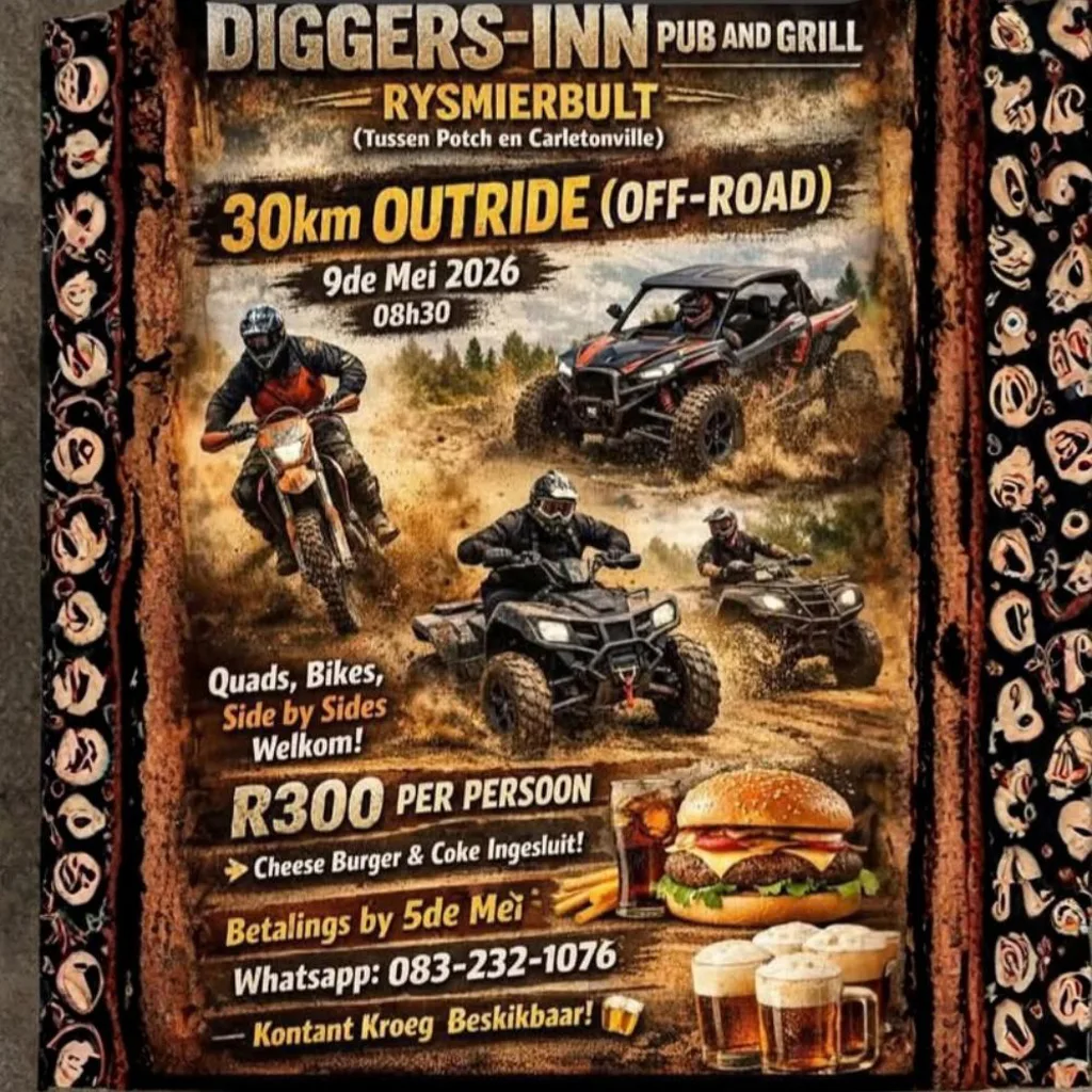 Diggers-Inn Rysmierbult - 30km Outride (Off-Road) - 9 May 2026