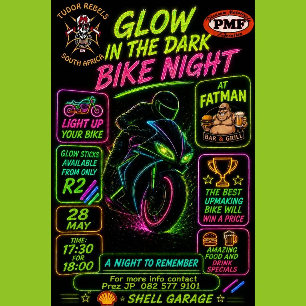 Glow in the Dark Bike Night  - 28 May 2026