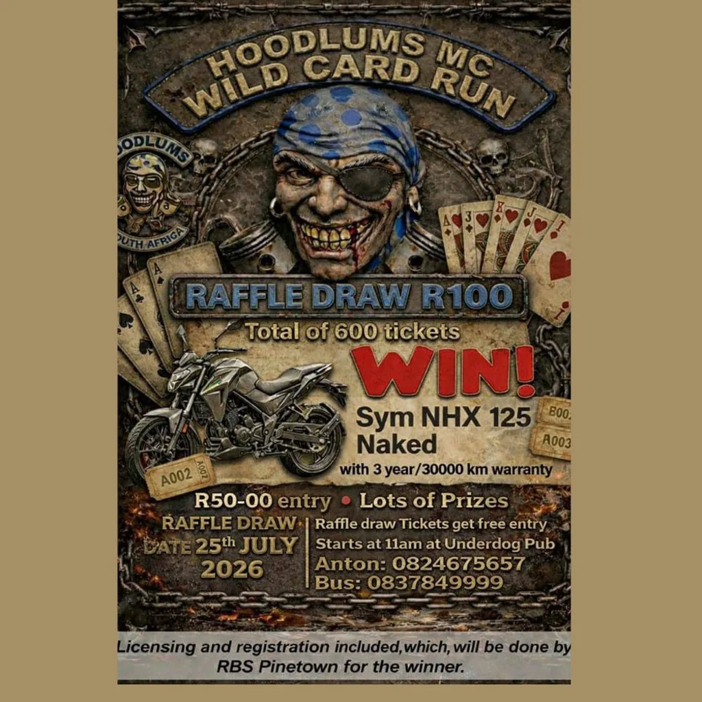 Hoodlums MC Charity Run - 25 July 2026