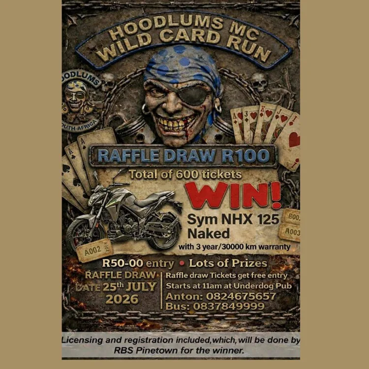 Hoodlums MC Charity Run - 25 July 2026