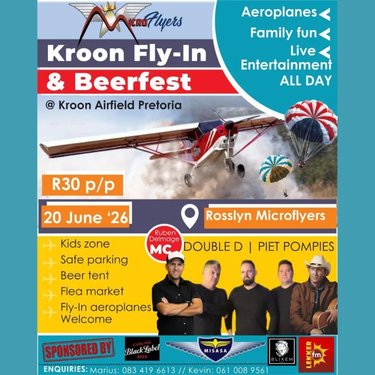 Kroon Fly-In & Beerfest - 20 June 2026