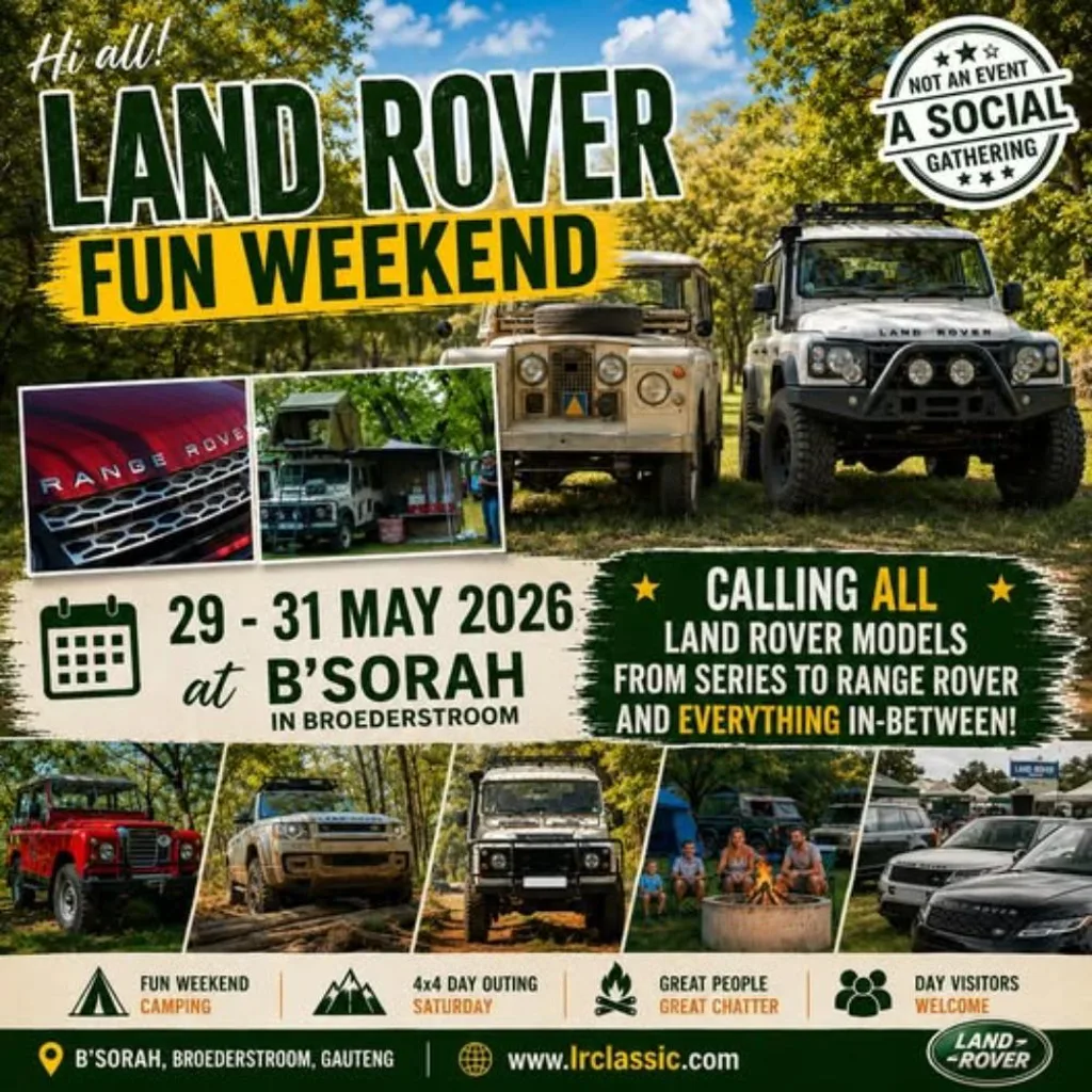 Land Rover Fun  Weekend - 29-31 May 2026