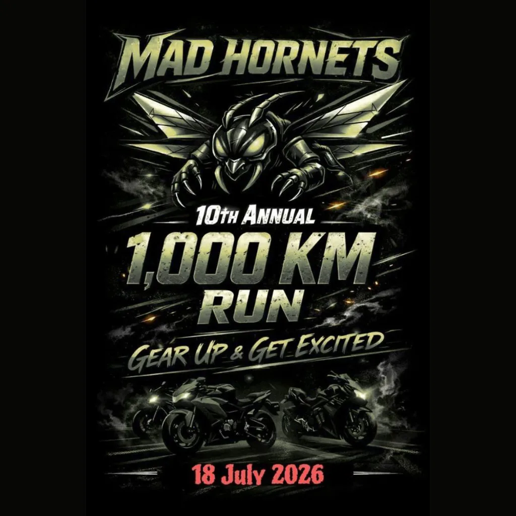  Mad Hornets 10th Annual 1000km Run - 18 July 2026