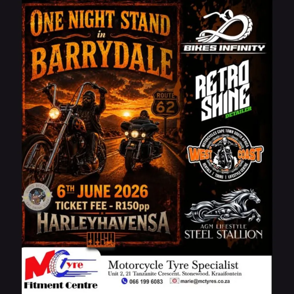 One Night Stand in Barrydale -  6 June 2026 