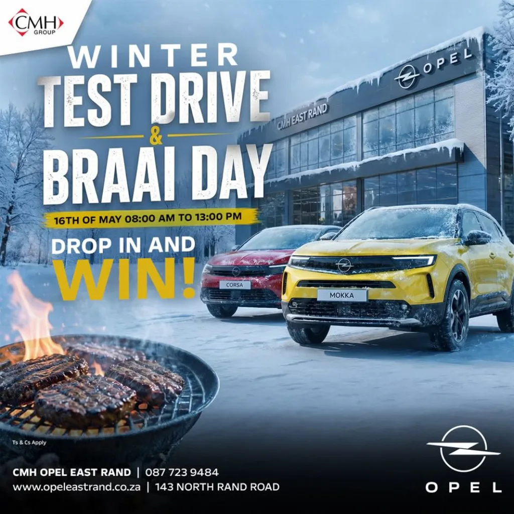 Opel Winter Test Drive & Braai Day - 16 May 2026