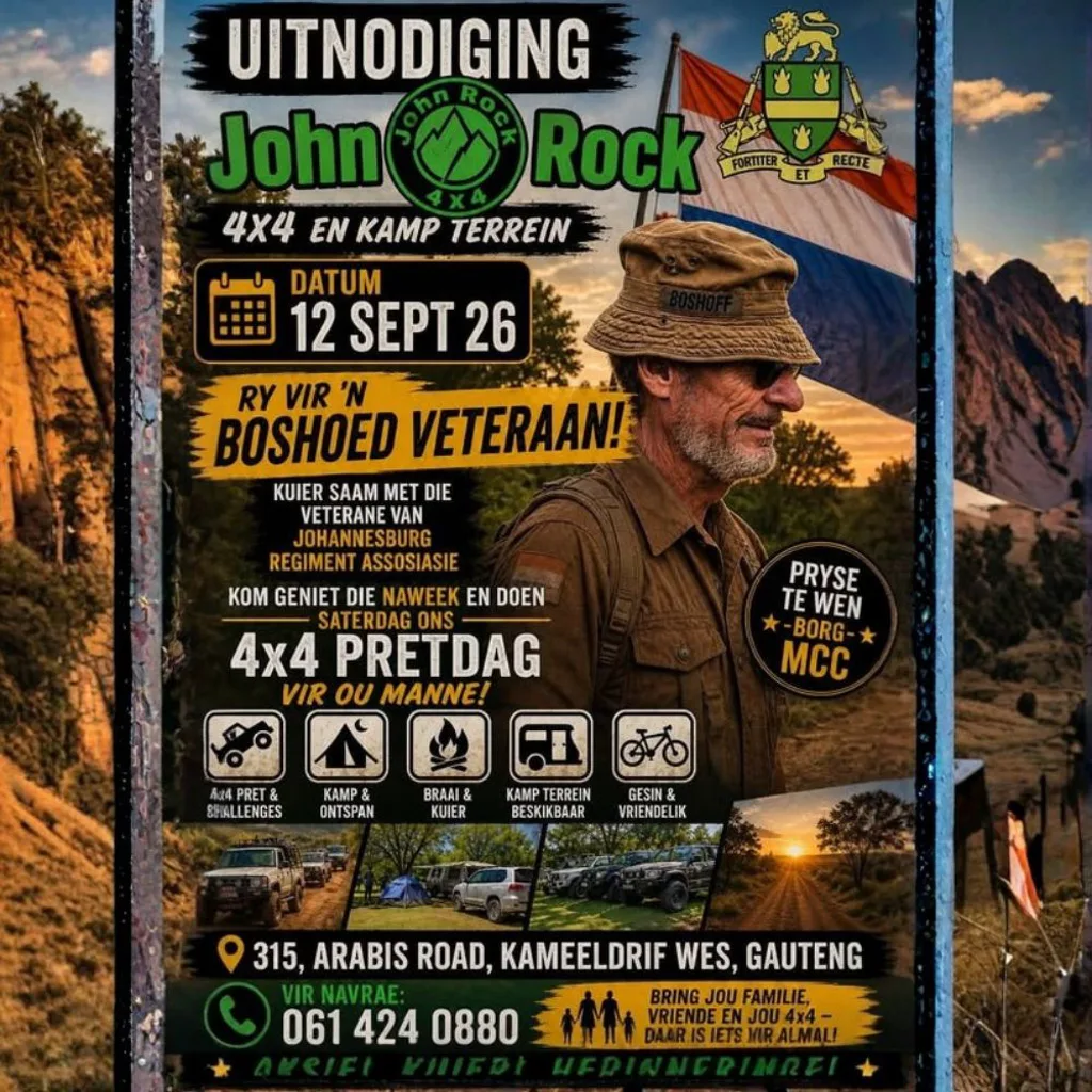 Ry vir 'n Boshoed Veteraan - 12 September 2026