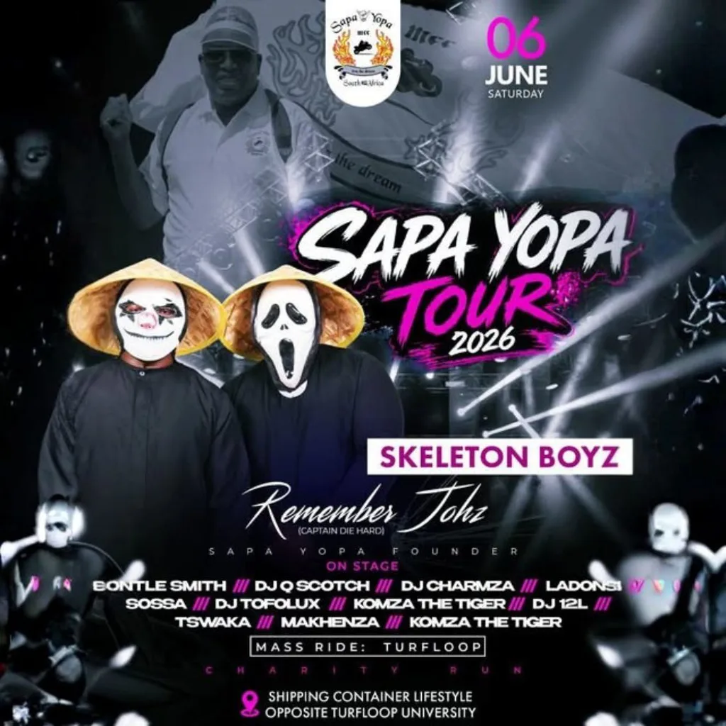 SAPA YOPA TOUR 2026 - 6 June 2026