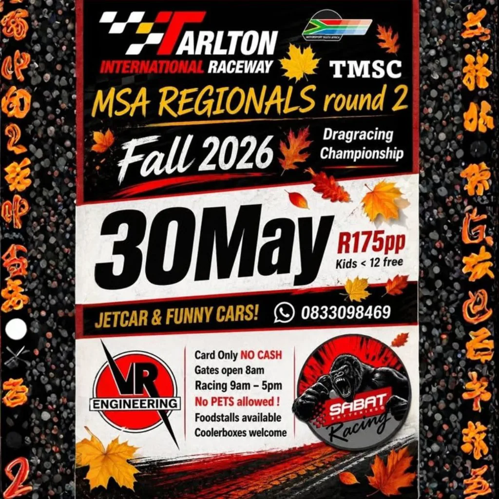 Tarlton MSA Regionals Round 2 - 30 May 2026