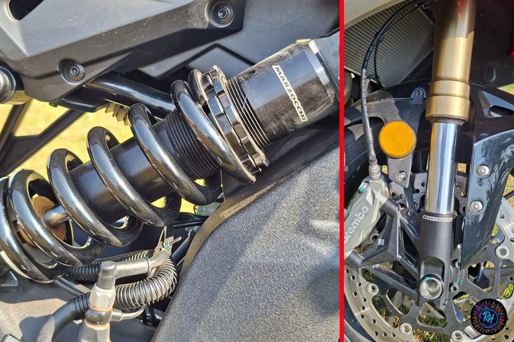 12. QJ Motor SRK 600 RC - Top shelf suspension by Marzocchi