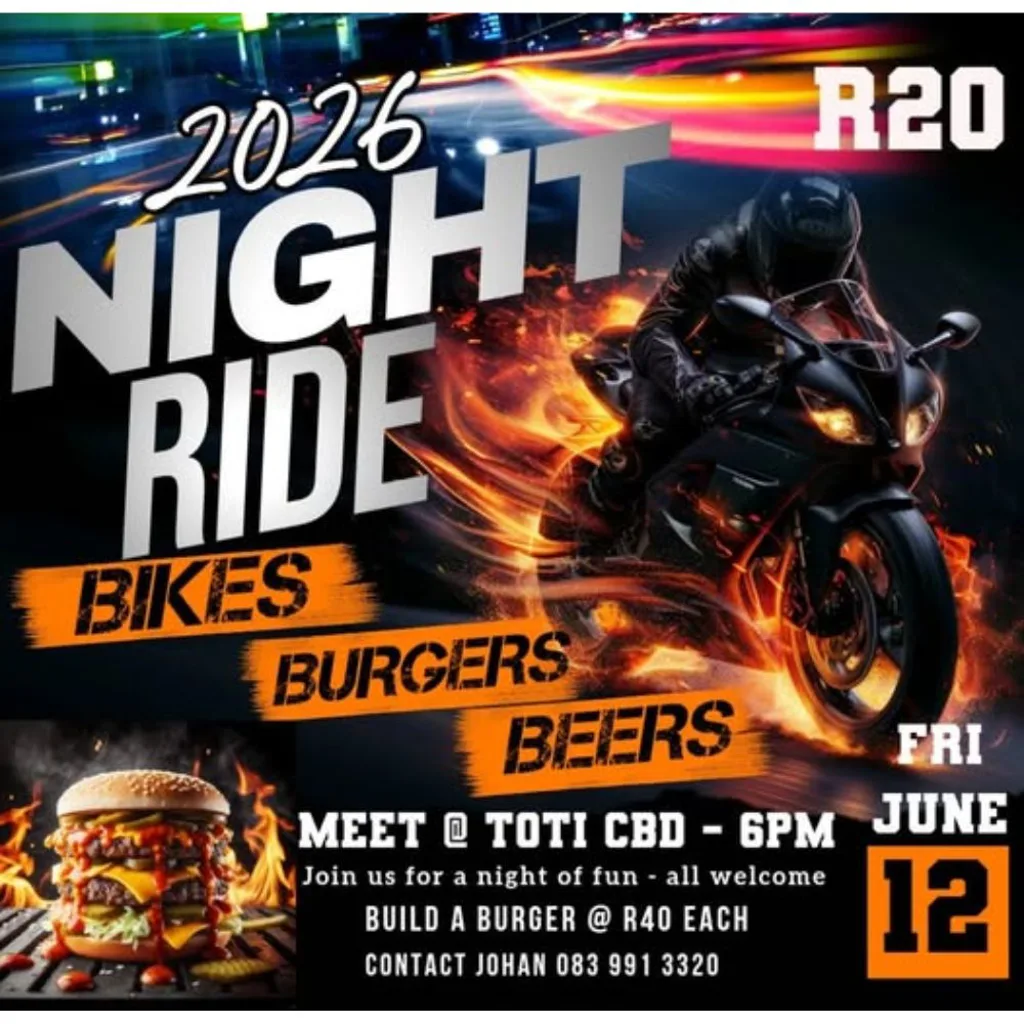 2026 Night Ride - 12 June 2026