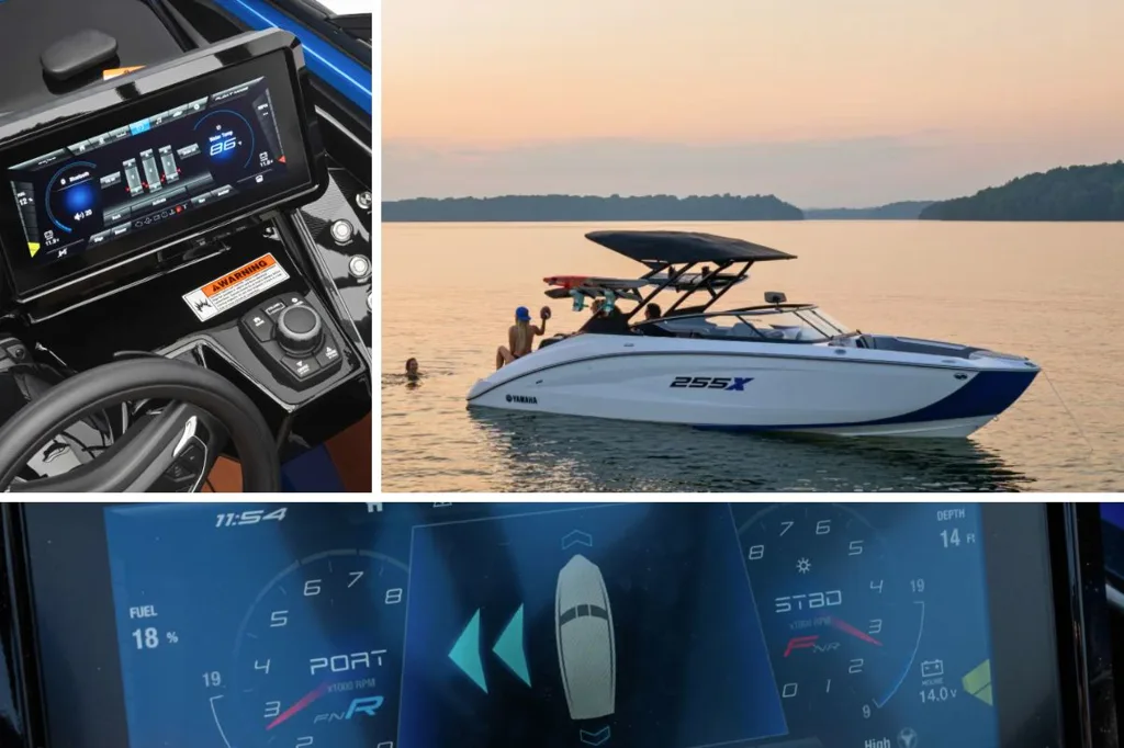 2026 Yamaha 255XD - Not Quite a Traditional Wake Boat -Equipped with advanced Electronic Throttle Control