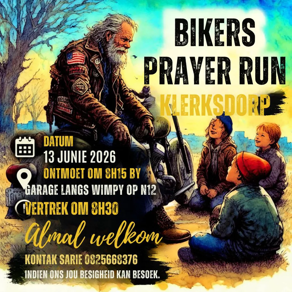 Bikers Prayer Run - Klerksdorp - 20 June 2026