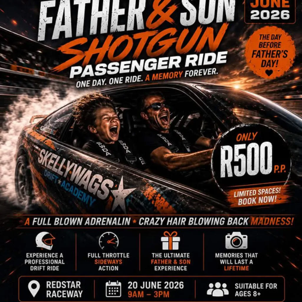 Father & Son Shotgun Passenger Ride  - 20 June 2026