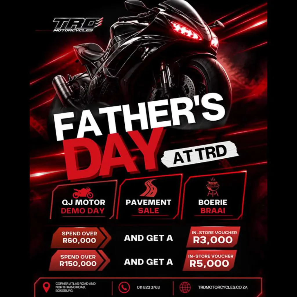 Father's Day at TRD Motorcycles - 20 June 2026