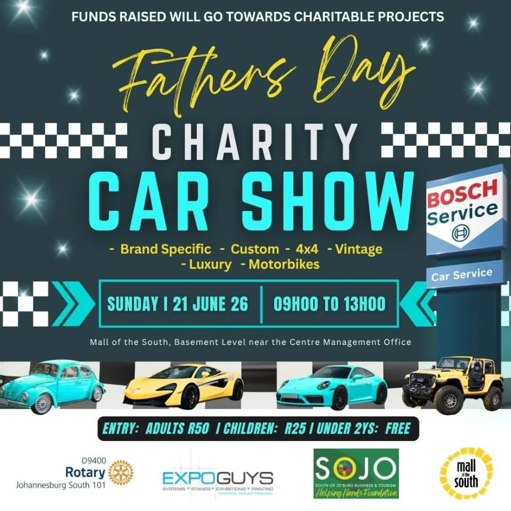 Fathers Day Charity Car Show - 21 June 2026