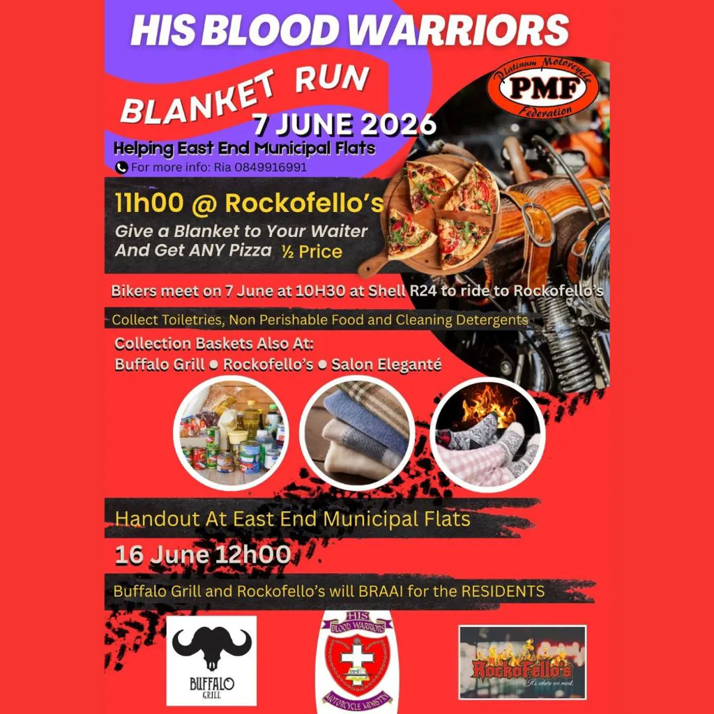 His Blood Warriors Blanket Run - 7 June 2026