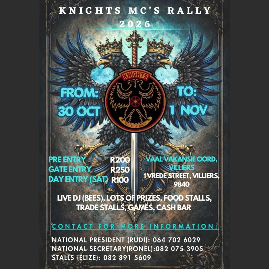Knights MC's Rally 2026 - 30 Oct - 1 Nov 2026