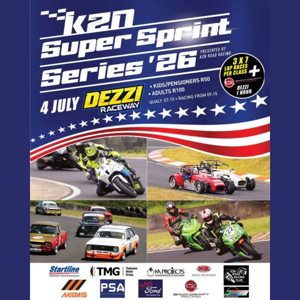 KZN Super Sprint Series 2026 - 4 July 2026 