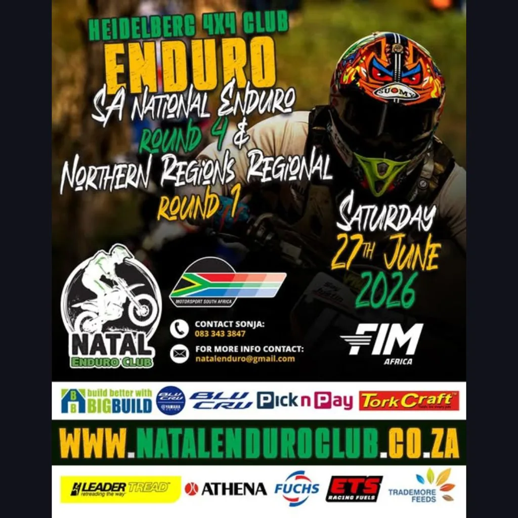 SA National Enduro Round 4 - 27 June 2026