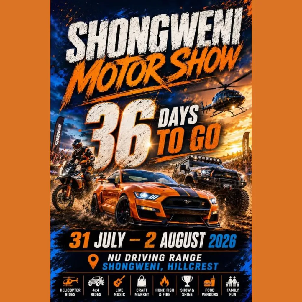 Shongweni Motor Show - 31 July to 2 August 2026 