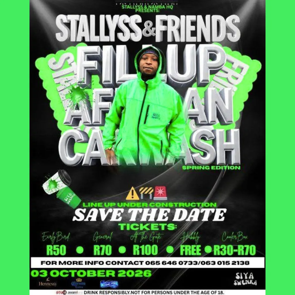 Stallyss & Friends Fill Up African Car Wash - 3 October 2026