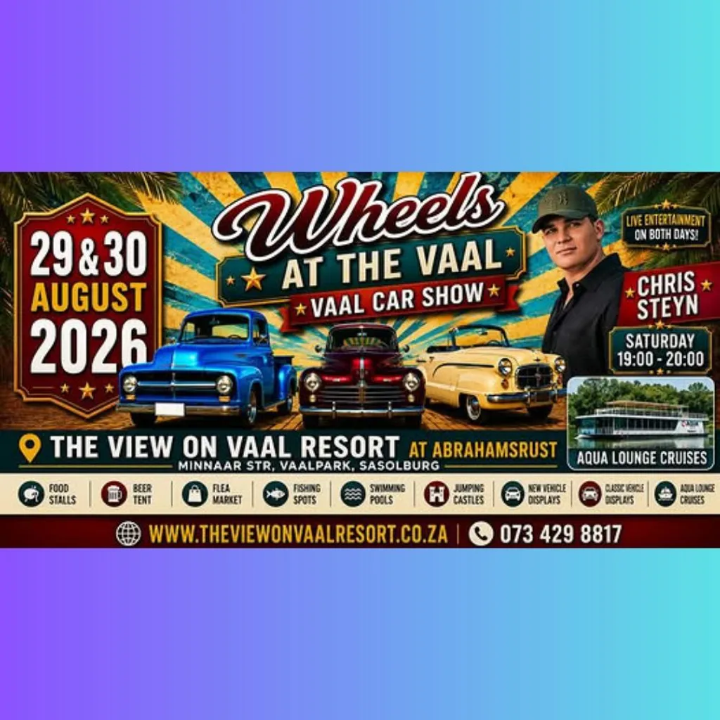 Wheels at the Vaal - Vaal Car Show - 29 & 30 August 2026