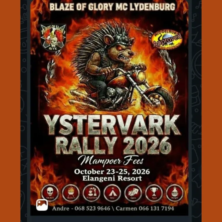 Ystervark Rally 2026 - 23-25 October 2026