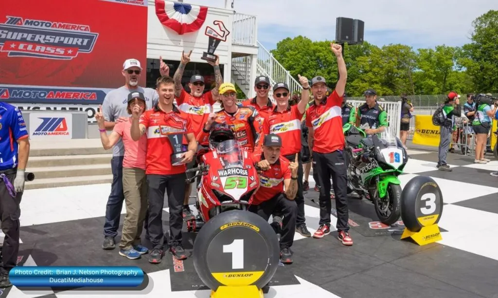 11. South African Racers Who Shaped MotoAmerica - Dazz winning in America