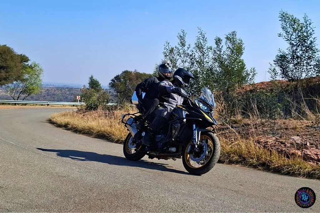 3. QJMotor SRT900SX Review - The pillion riding position has smack of a superbike about it
