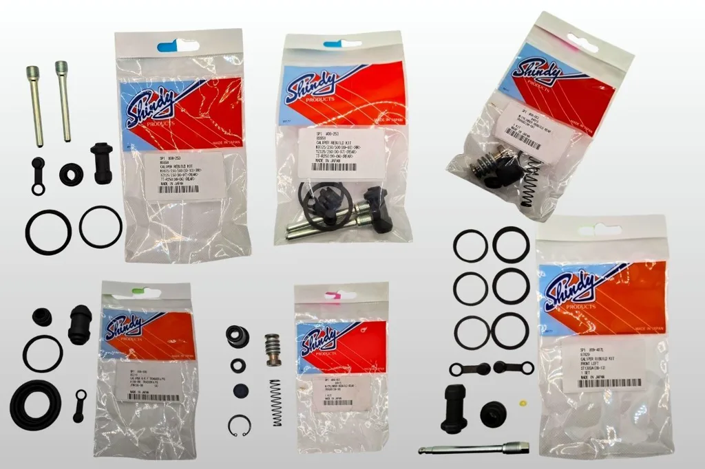 6.  Shindy Motorcycle Parts South Africa Brake calliper rebuild kits available from Game Services Racing