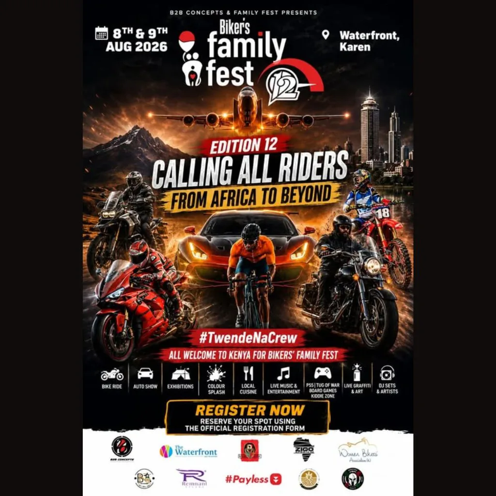 Biker's Family Fest Nairobi - 8 to 9 August 2026