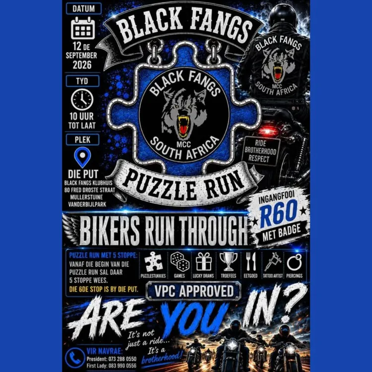 Black Fangs Puzzle Run - 12 September 2026