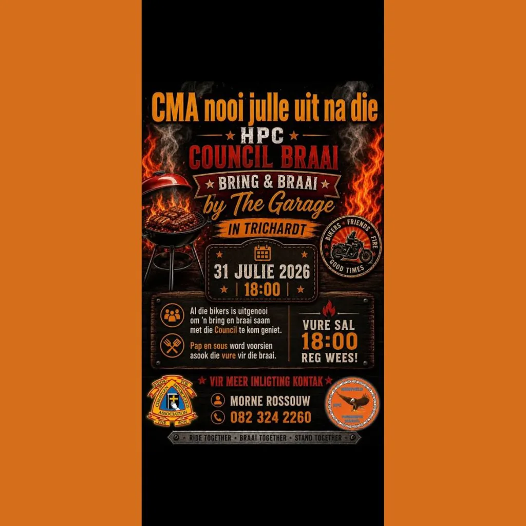 CMA - HPC Council Braai - 31 July 2026