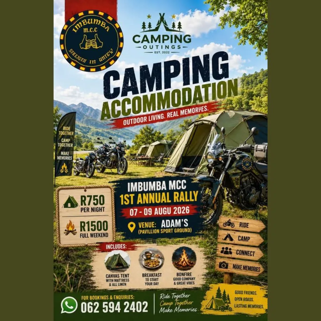Imbumba MCC 1st Annual Rally - 7 to 9 August 2026